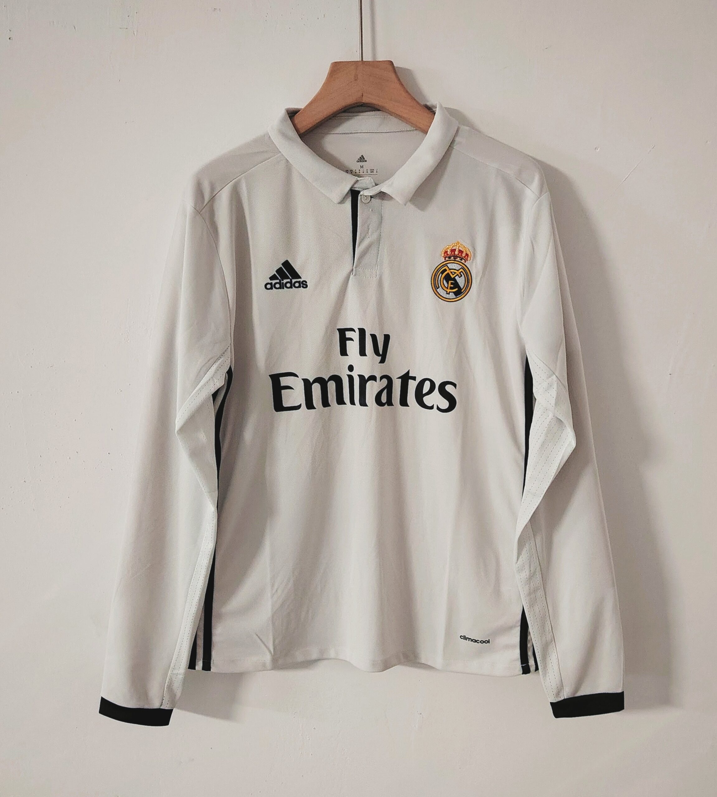 2016-2017 Real Madrid Home Stadium Long Sleeves