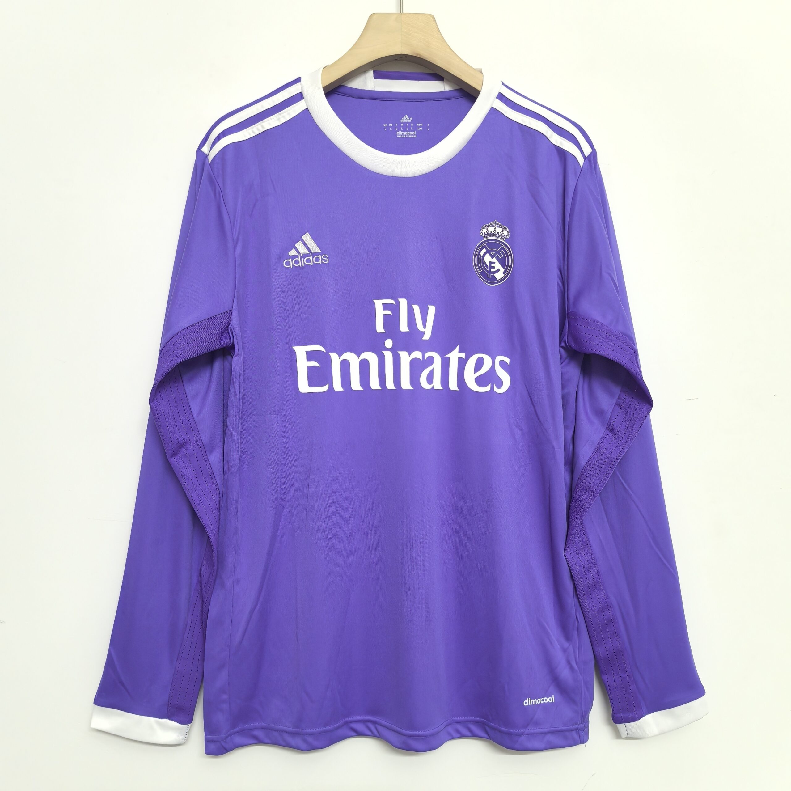 2016-2017 Purple Real Madrid Away Long Sleeve